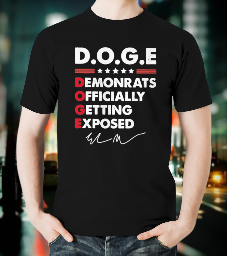 Doge Department Of Government Efficiency Signature T-Shirt