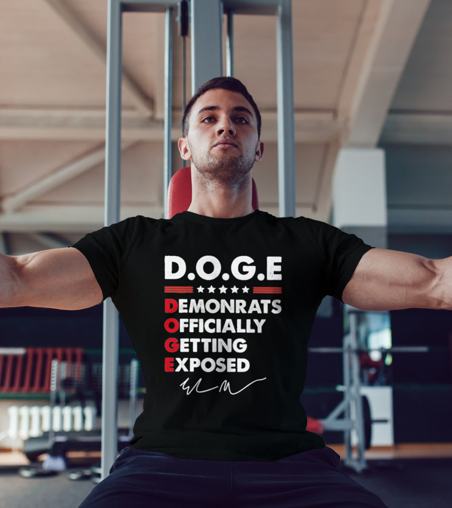 Doge Department Of Government Efficiency Signature T-Shirt