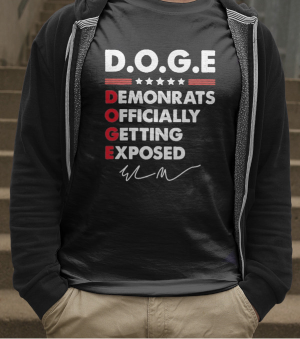 Doge Department Of Government Efficiency Signature T-Shirt