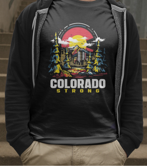 Dude Dad Colorado Strong T-Shirt