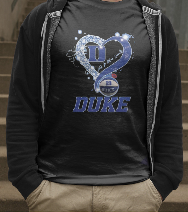 Diamond Heart Let’s Go Duke Blue Devils 2025 T-Shirt