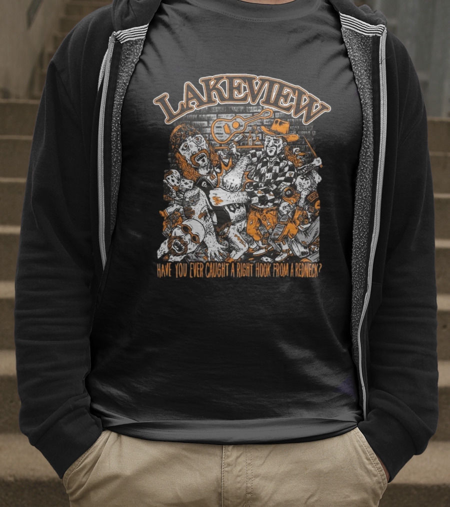 Down Right Lakeview Bar Fight T-Shirt