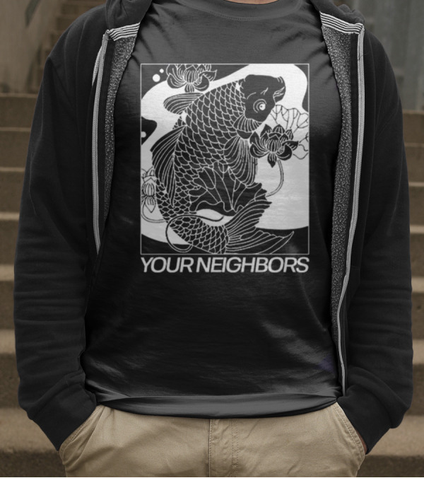 Down Right Your Neighbors Koi T-Shirt