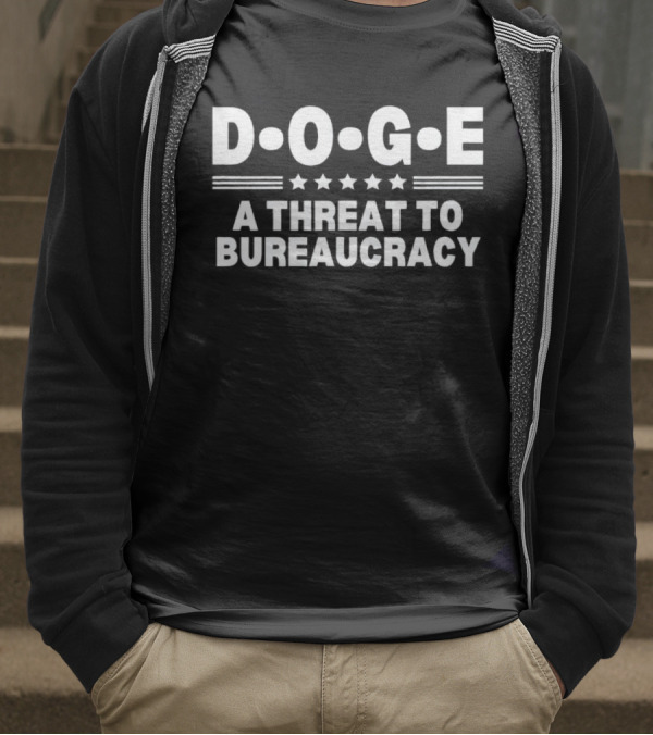 Doge A Threat To Bureaucracy Star T-Shirt