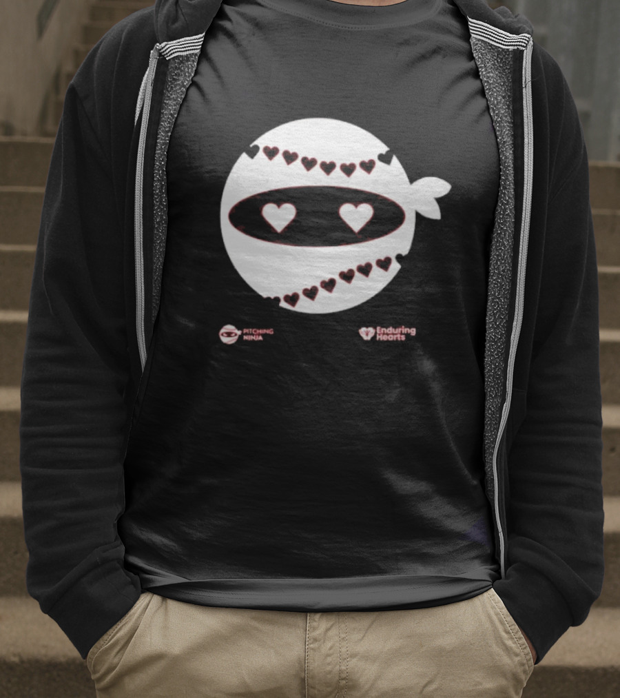 Enduring Hearts Pitching Ninja T-Shirt