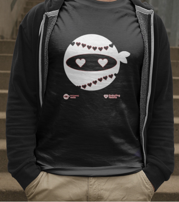 Enduring Hearts Pitching Ninja T-Shirt