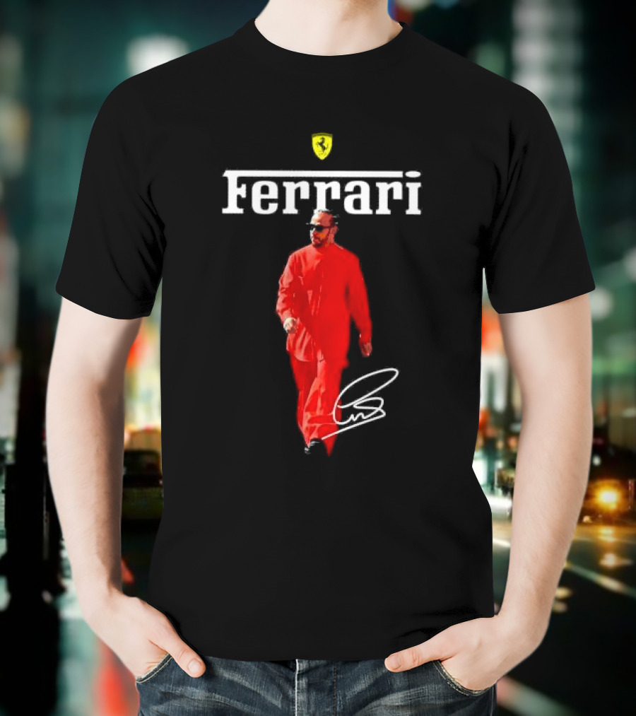 Ferrari Lewis Hamilton Signature T-Shirt