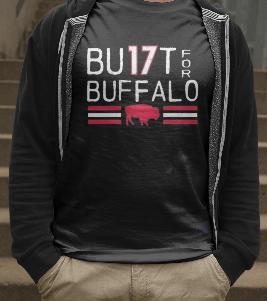 Eric Wood Wearing Bu17t For Buffalo Built For Buffalo T-Shirt