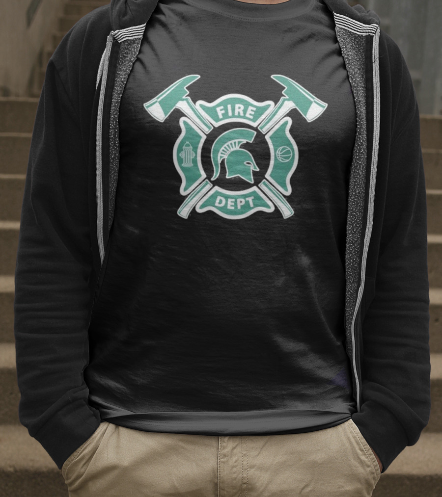 Fire Dept X Michigan State Spartans T-Shirt