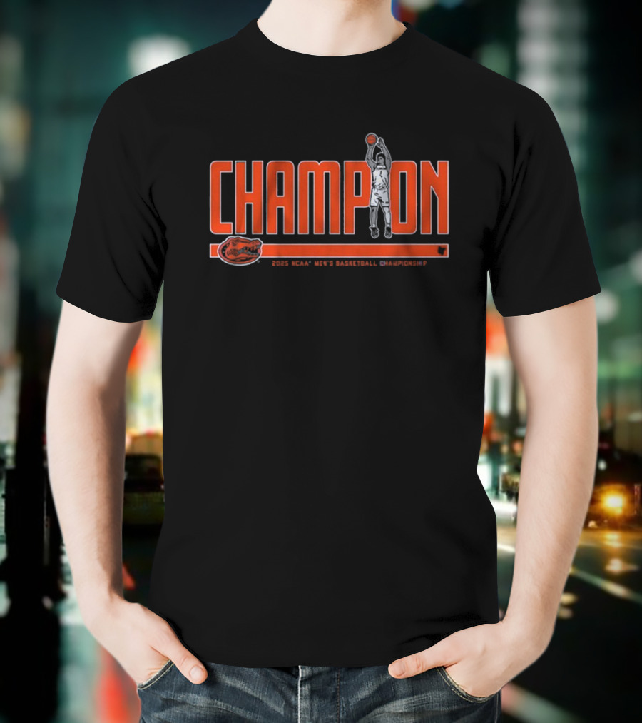 Florida Basketball Walter Clayton Jr. Champion 2025 T-Shirt