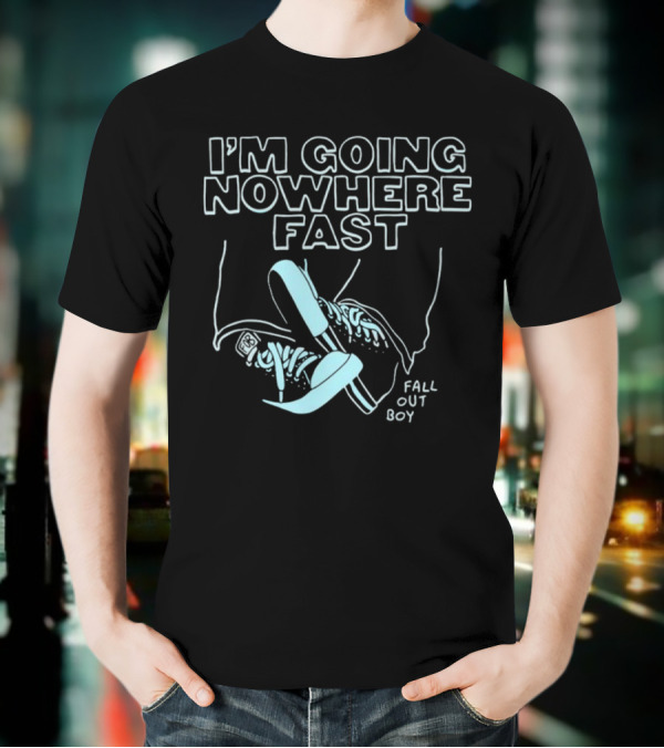 Fall Out Boy Going Nowhere Fast Boyfriend Fit Girls T-Shirt