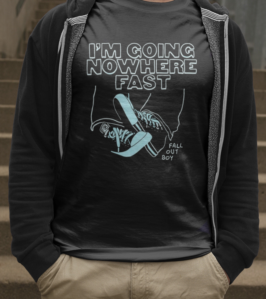 Fall Out Boy Going Nowhere Fast Boyfriend Fit Girls T-Shirt