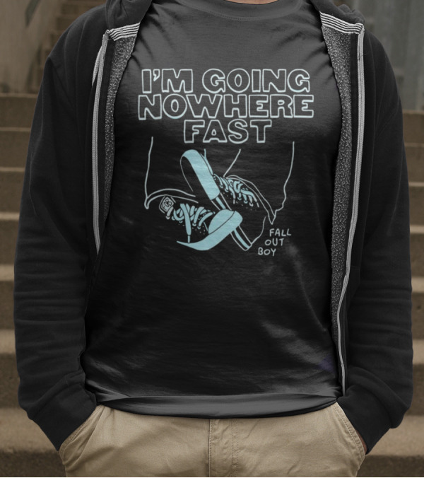 Fall Out Boy Going Nowhere Fast Boyfriend Fit Girls T-Shirt