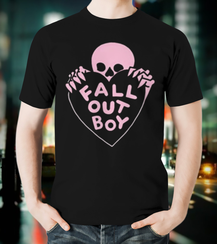 Falloutboy Skeleton Heart T-Shirt