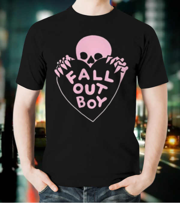 Falloutboy Skeleton Heart T-Shirt