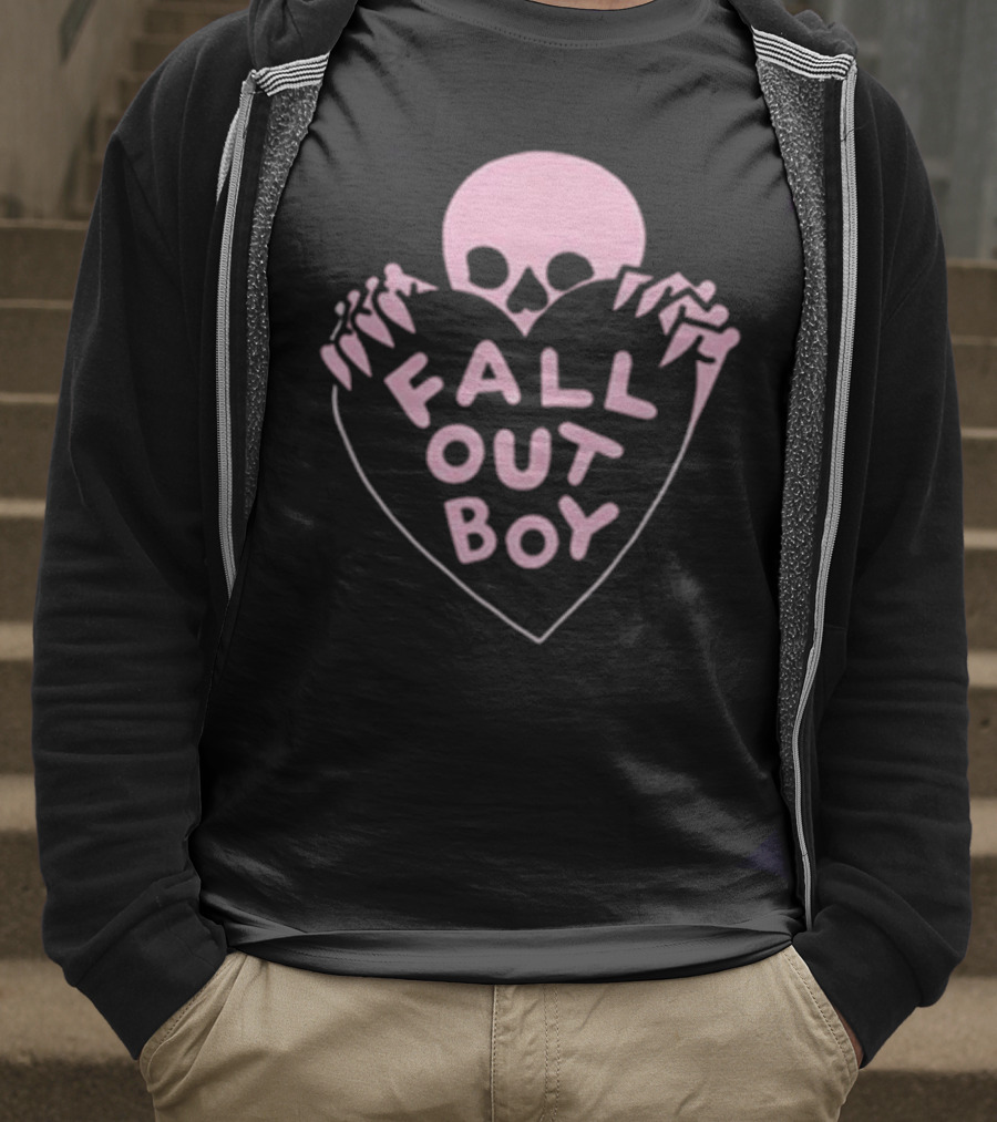Falloutboy Skeleton Heart T-Shirt