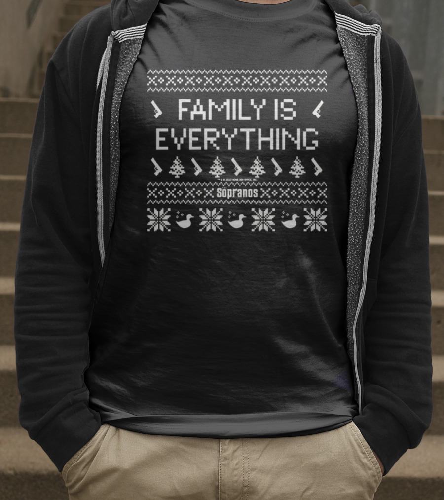 Family Is Everything Ugly Christmas T-Shirt