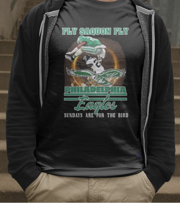 Fly Saquon Fly Philadelphia Eagles Sundays Are For The Bird T-Shirt