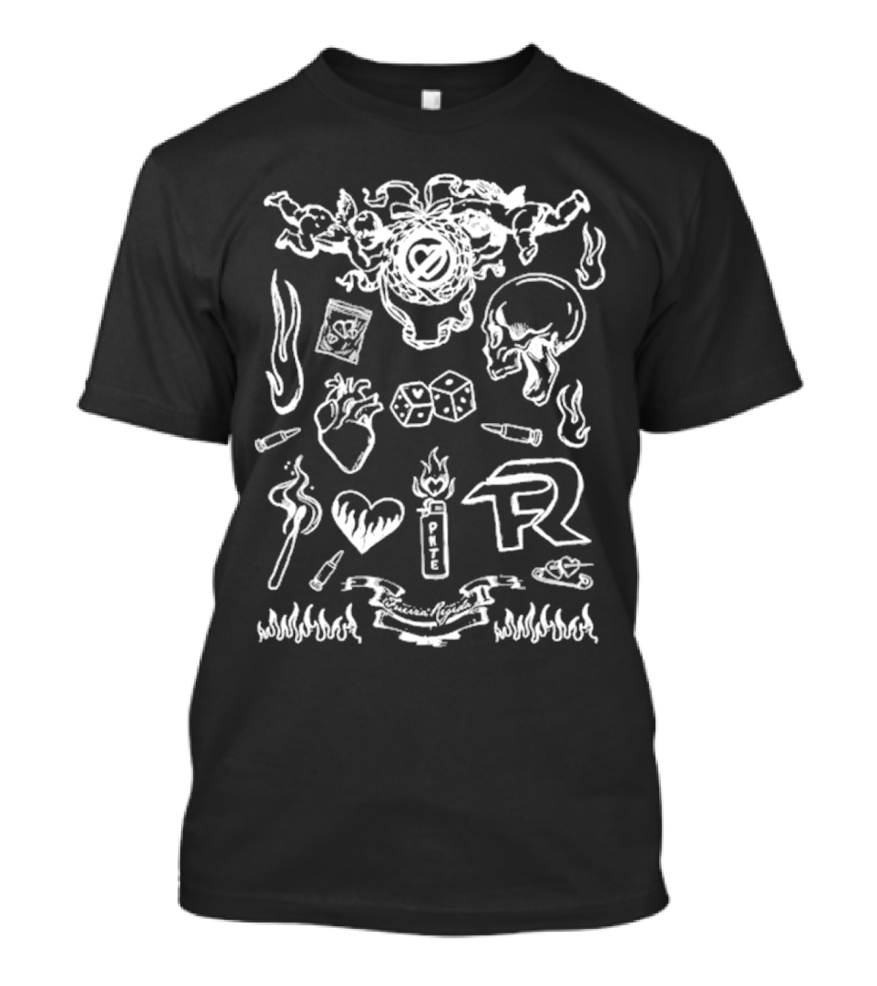 Fuerza Regida Love Sketch New T-Shirt