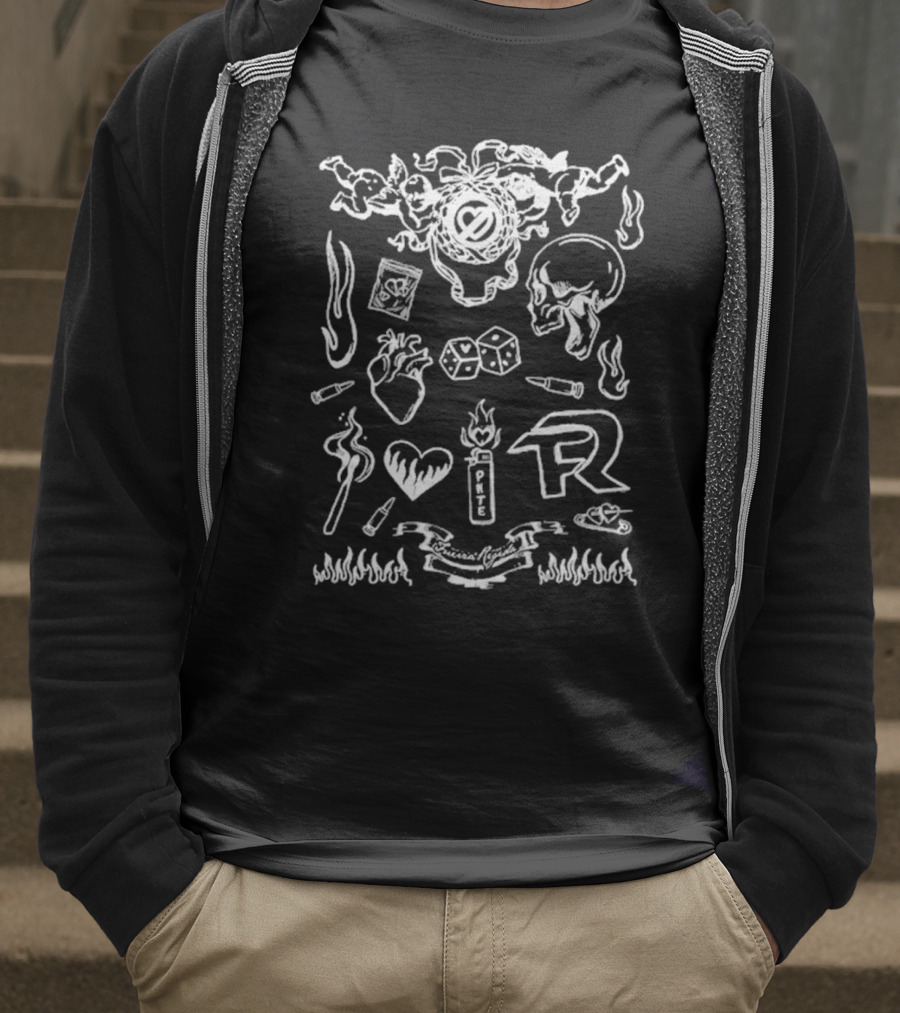 Fuerza Regida Love Sketch New T-Shirt