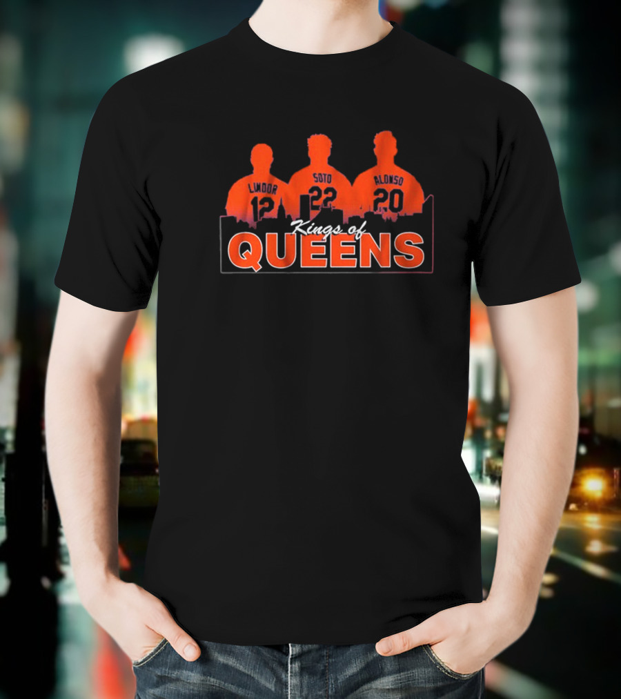 Francisco Lindor, Juan Soto, & Pete Alonso Kings Of Queens T-Shirt