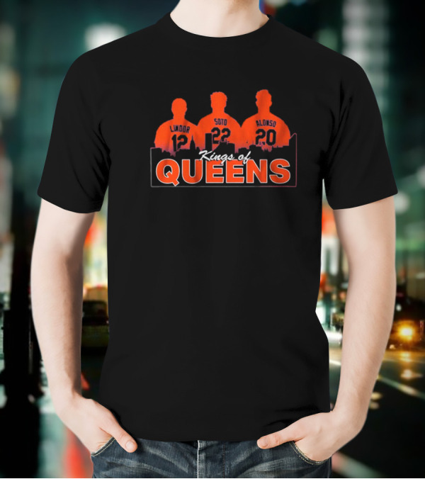 Francisco Lindor, Juan Soto, & Pete Alonso Kings Of Queens T-Shirt