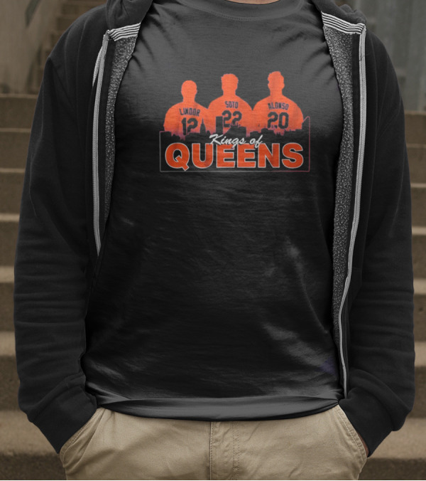 Francisco Lindor, Juan Soto, & Pete Alonso Kings Of Queens T-Shirt
