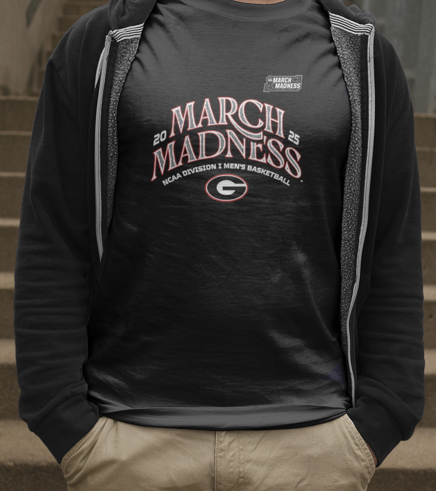 Georgia Men’s Basketball 2025 March Madness Bound T-Shirt