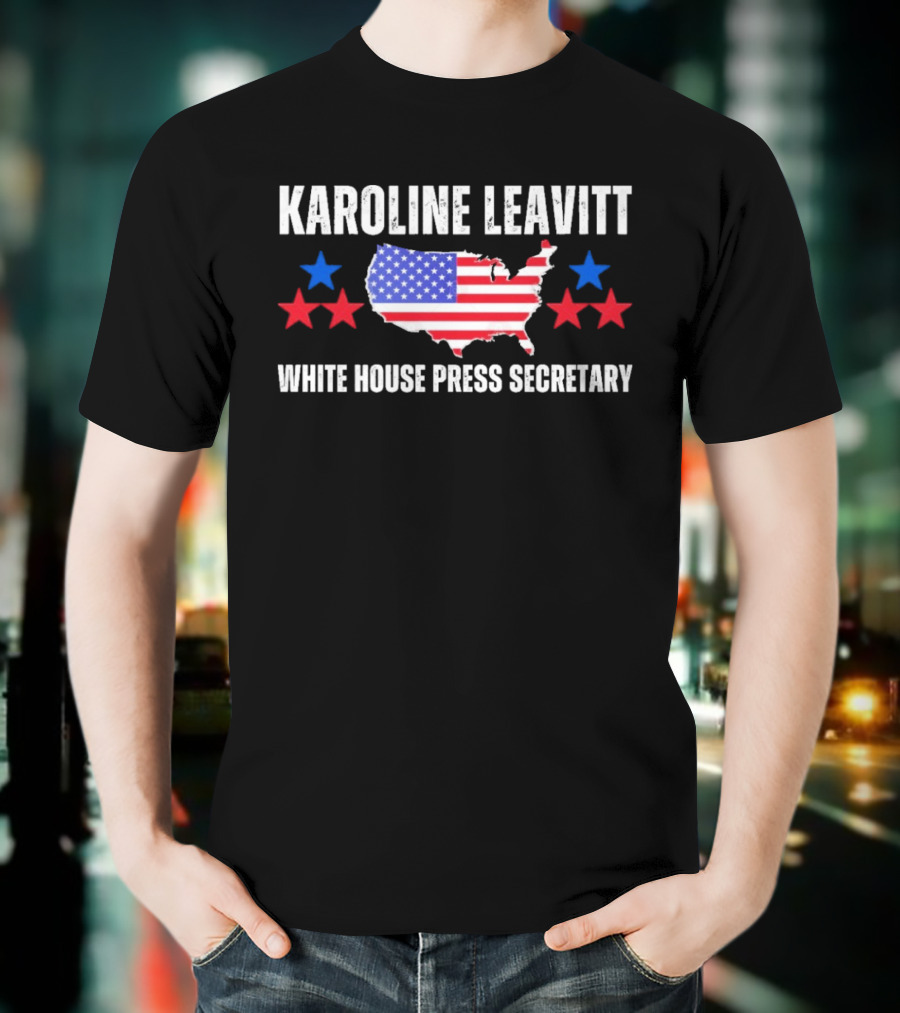 Funny Karoline Caroline Leavitt White House Press Secretary T-Shirt