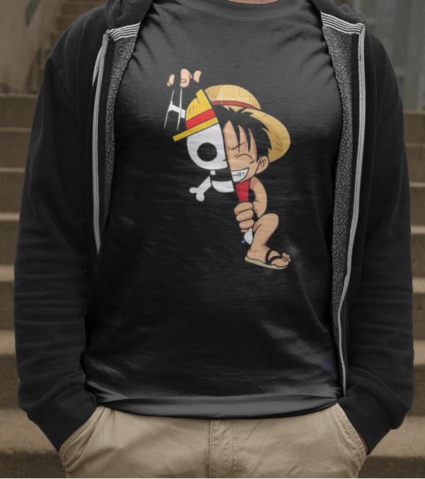 Funny Monkey D Luffy One Piece Anime Character T-Shirt