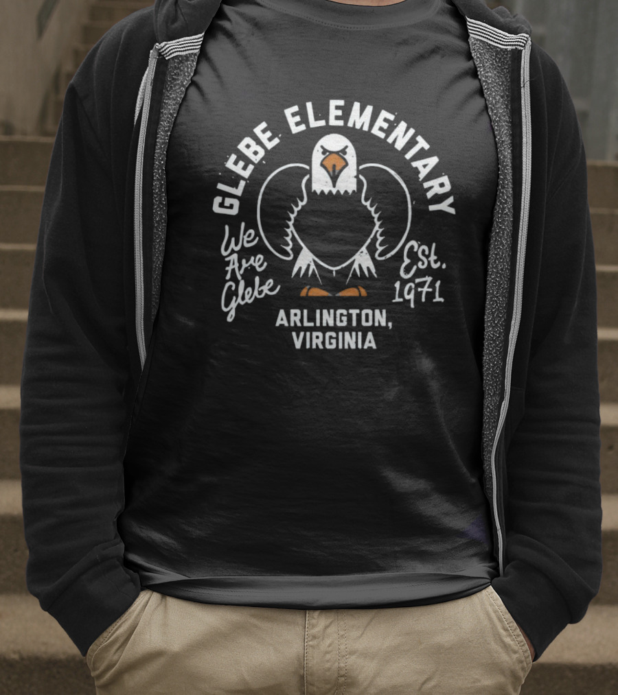 Glebe Elementary Vintage Gleagle Royal Blue T-Shirt
