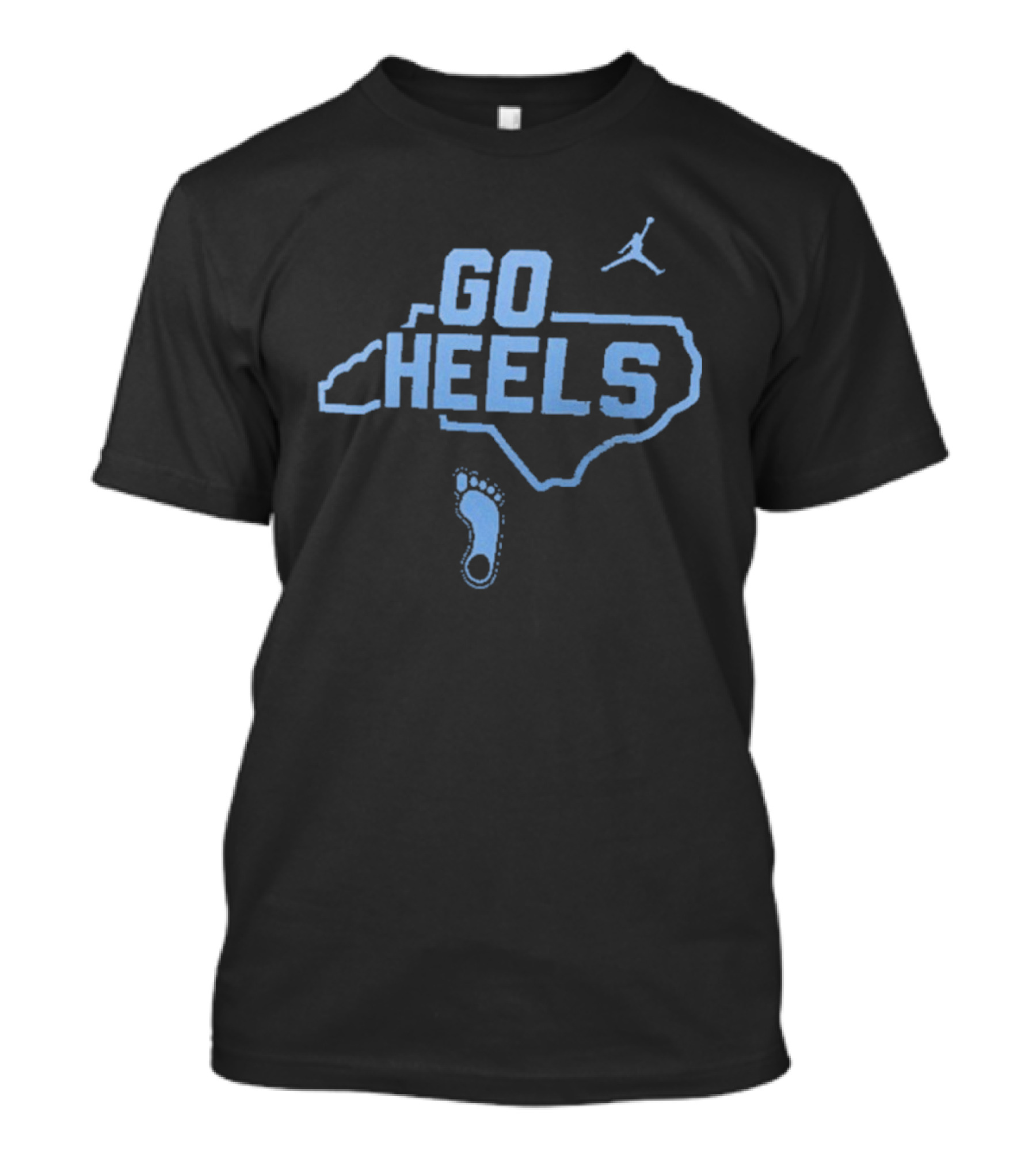 Go Heels Map Logo T-Shirt
