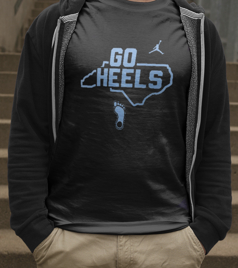 Go Heels Map Logo T-Shirt