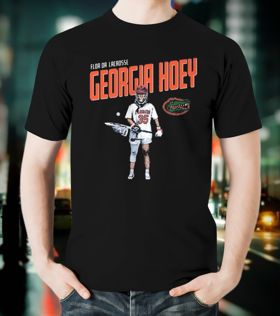 Georgia Hoey Florida Gators Lacrosse NCAA Division I Cartoon 2025 T-Shirt
