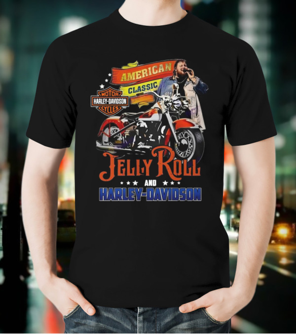 Harley Davidson – Jelly Roll American Classic Signature T-Shirt