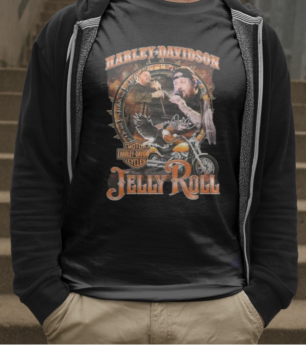 Harley-Davidson Jelly Roll Signature News 2025 T-Shirt