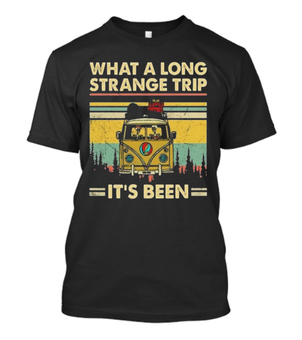 Grateful Dead It’s Been A Long Strange Trip Hippie Fan Rock What A Long Strange Trip It’s Been Vintage T-Shirt