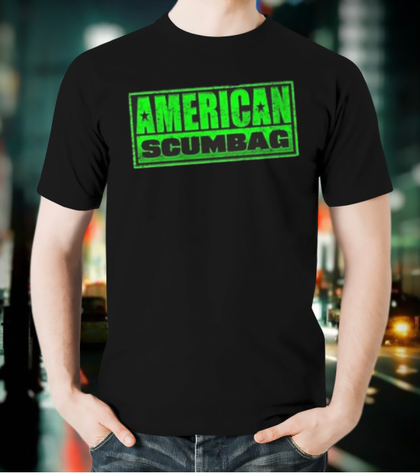 Hazheart American Scumbag Logo T-Shirt