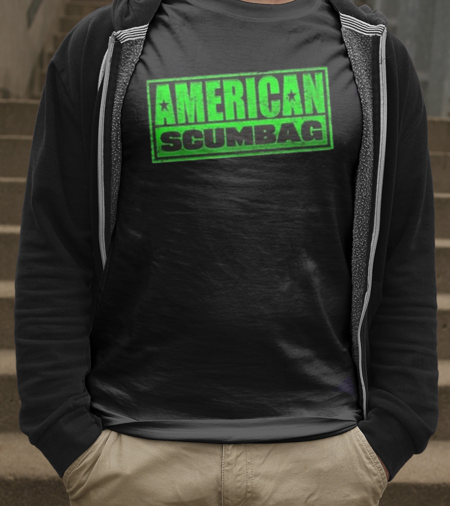 Hazheart American Scumbag Logo T-Shirt