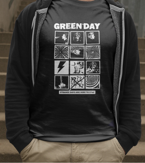 Green Day Strange Days Are Here To Stay T-Shirt