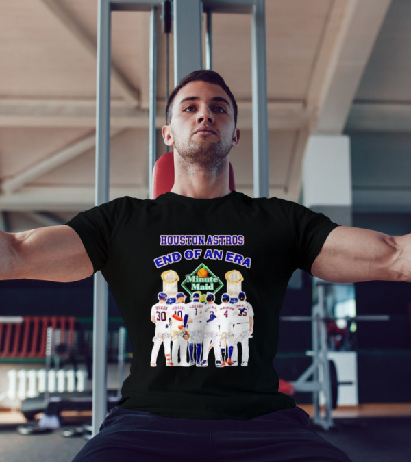 Houston Astros End Of An Era Minute Maid Signatures T-Shirt