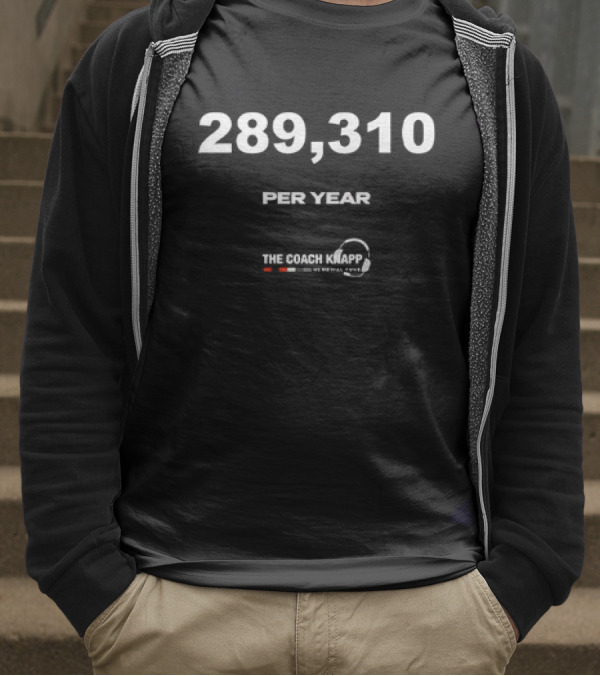 Greg Knapp 289 310 Per Year Memorial Fund T-Shirt