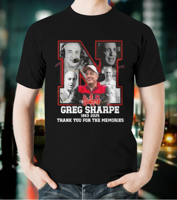Greg Sharpe 1963-2025 Thank You For The Memories T-Shirt