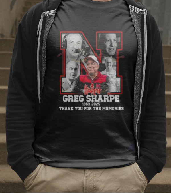 Greg Sharpe 1963-2025 Thank You For The Memories T-Shirt