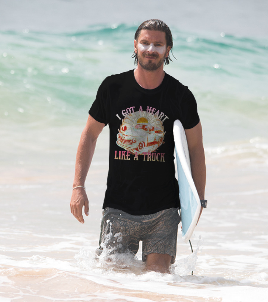 Heart Like A Truck Western Boho Sunset Desert T-Shirt