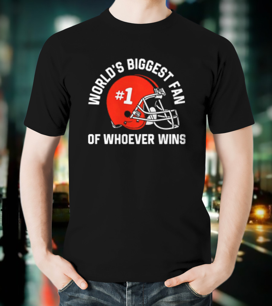 Helmet World’s Biggest Fan Of Whoever Wins T-Shirt