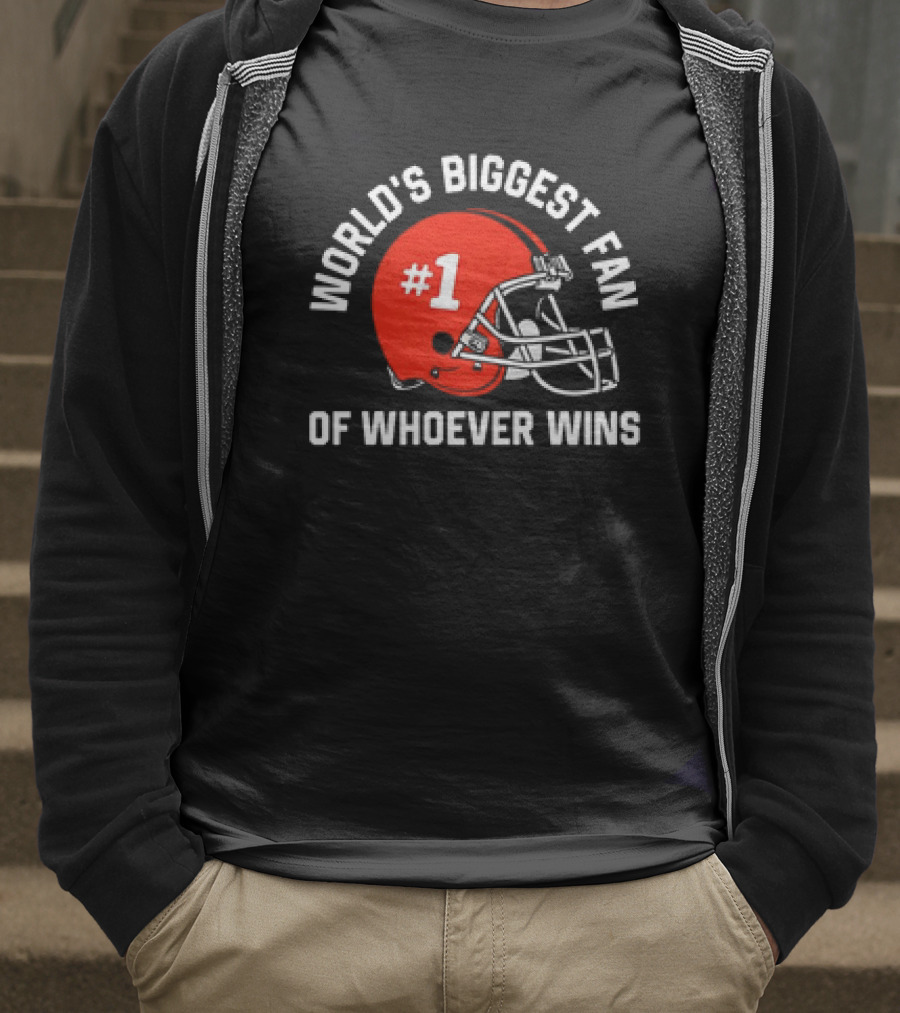Helmet World’s Biggest Fan Of Whoever Wins T-Shirt