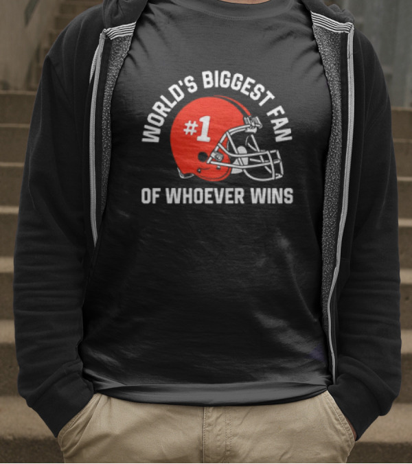 Helmet World’s Biggest Fan Of Whoever Wins T-Shirt