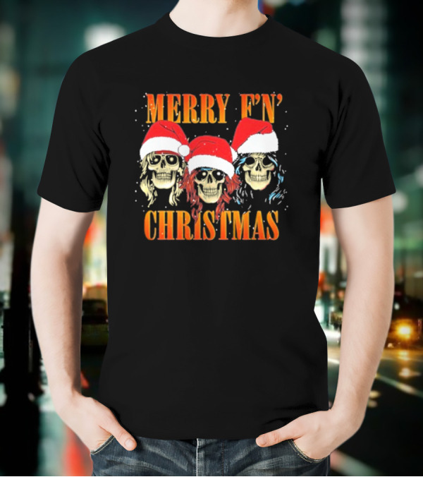 Guns N’ Roses Merry F’N’ Christmas T-Shirt
