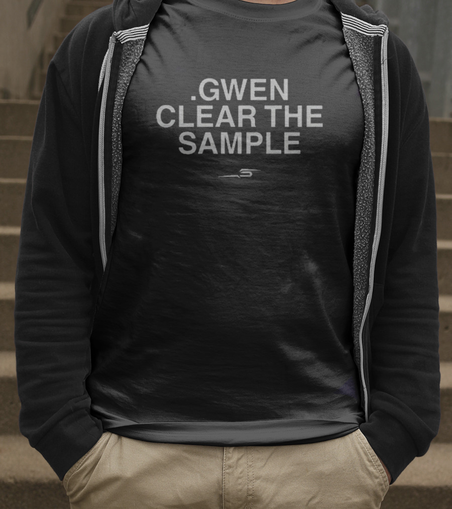 Gwen Clear The Sample T-Shirt